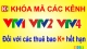 K+ chính thức khóa mã các kênh VTV1 VTV2 và VTV4